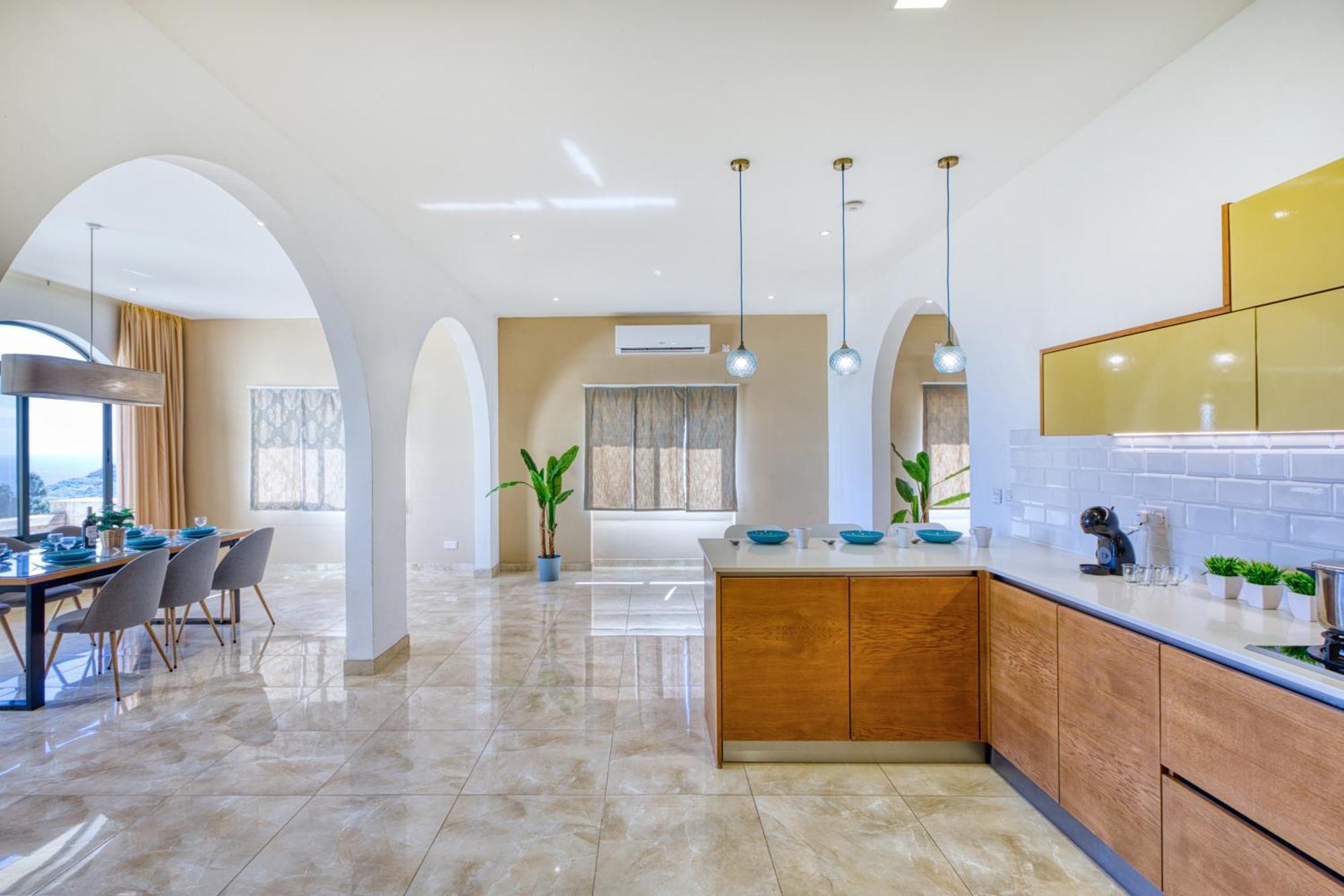 Spacious, Bright, Valley & Sea View Maisonette Xagħra Buitenkant foto